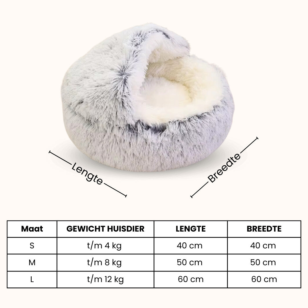 CharmPaws™ Luxe Kalmerend Slaapnest