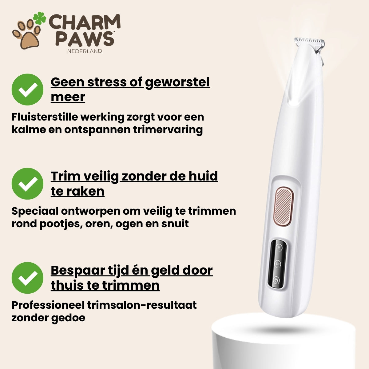 CharmPaws® Steami Pro + Pawblade Pro Verzorgingsset