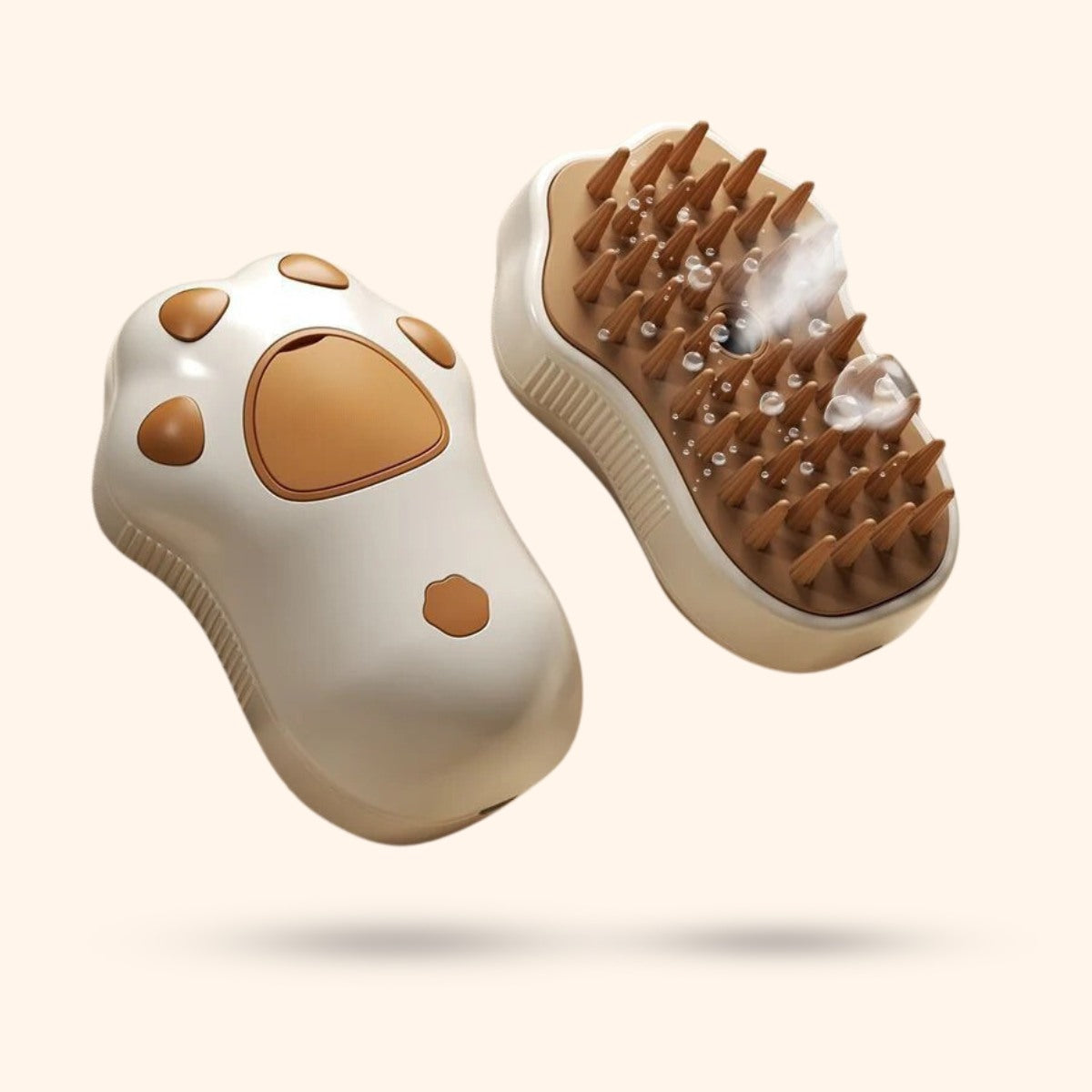 CharmPaws® Steami Original - Vachtverzorgings Borstel voor Huisdieren