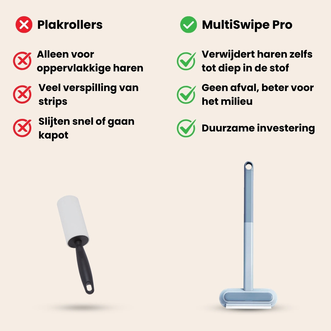 CharmPaws™ MultiSwipe Pro - 3-in-1 Huisdierhaar Verwijderaar