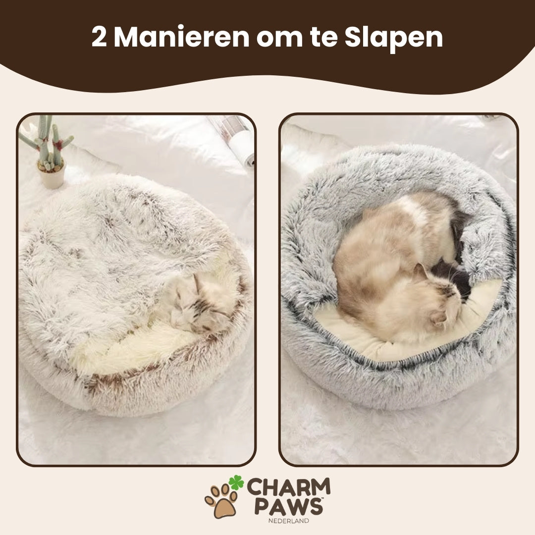 CharmPaws™ Luxe Kalmerend Slaapnest
