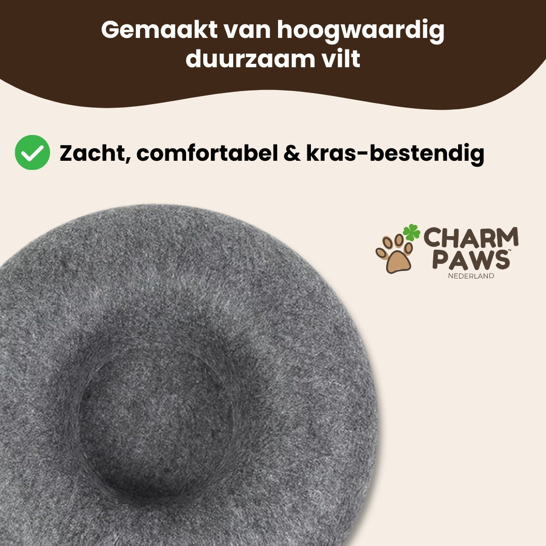 2-in-1 Donut Tunnel Bed voor Katten