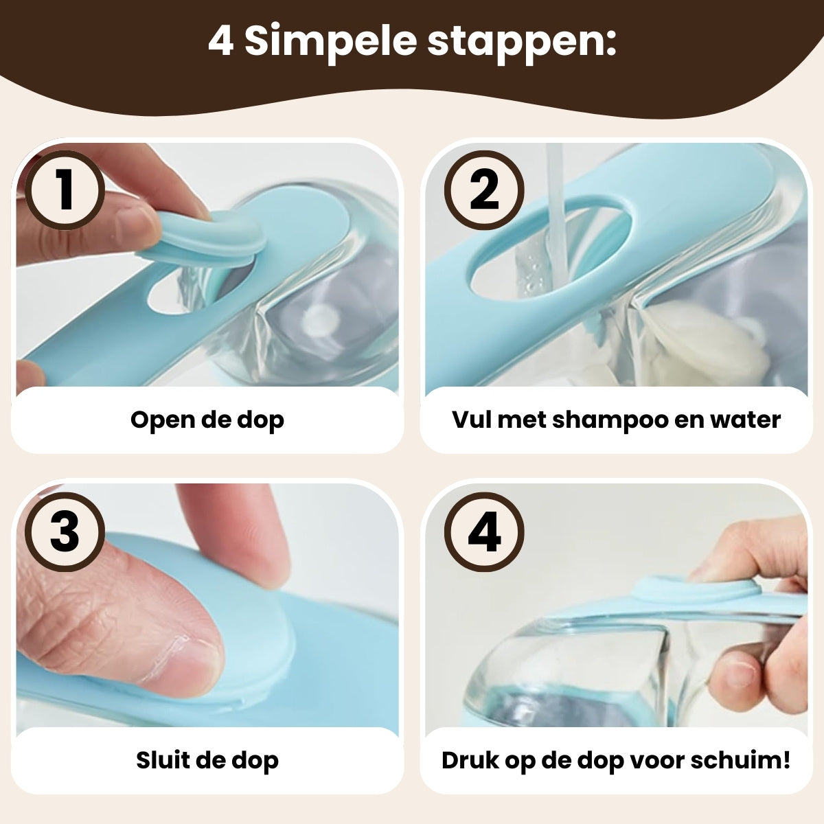 CharmPaws™ SoapyBrush - 2-in-1 Shampoo & Wasborstel voor Huisdieren