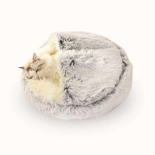 CharmPaws® Luxe Kalmerend Slaapnest - Voor Katten & Kleine Honden