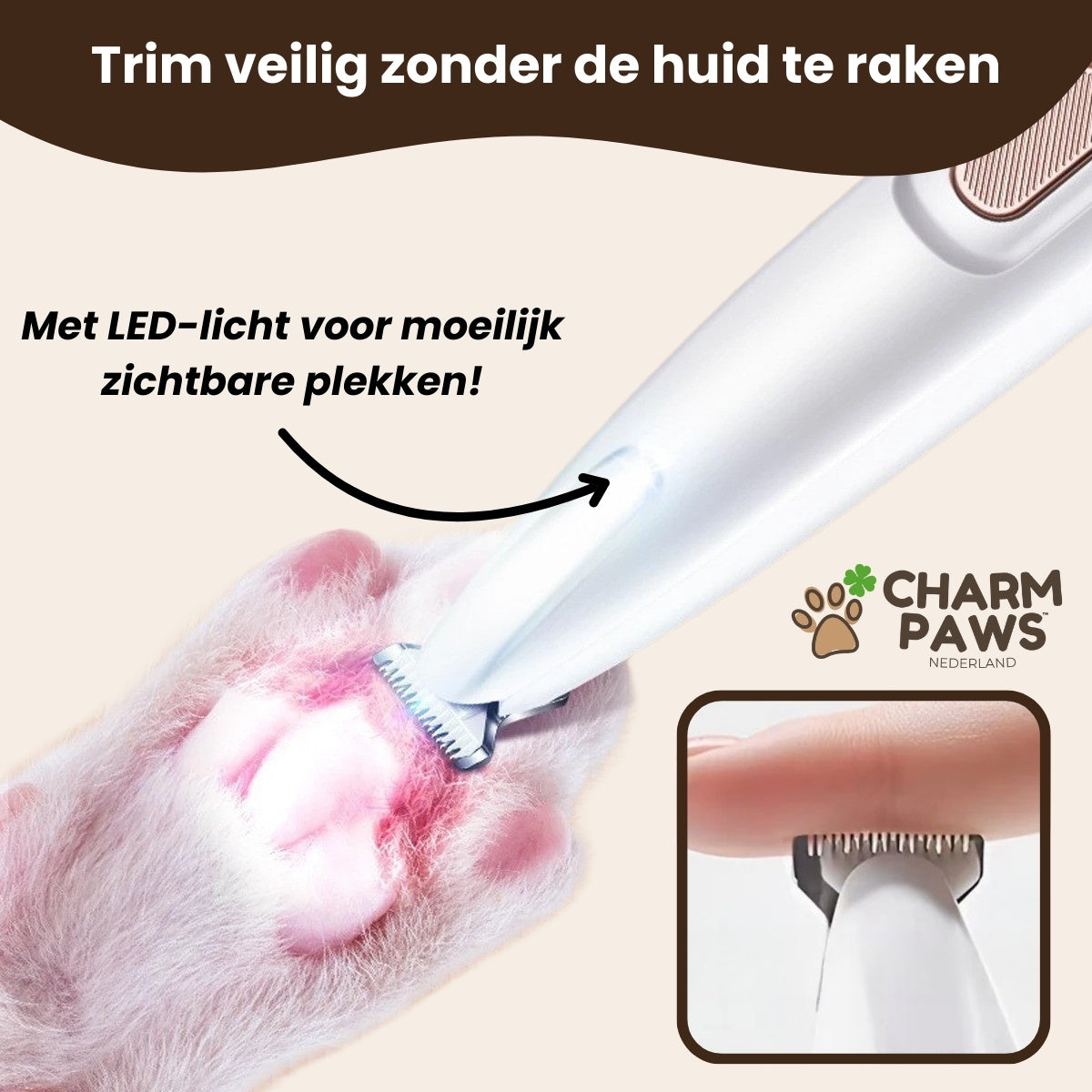 CharmPaws® PawBlade Pro - Professionele Precisie Trimmer voor Huisdieren