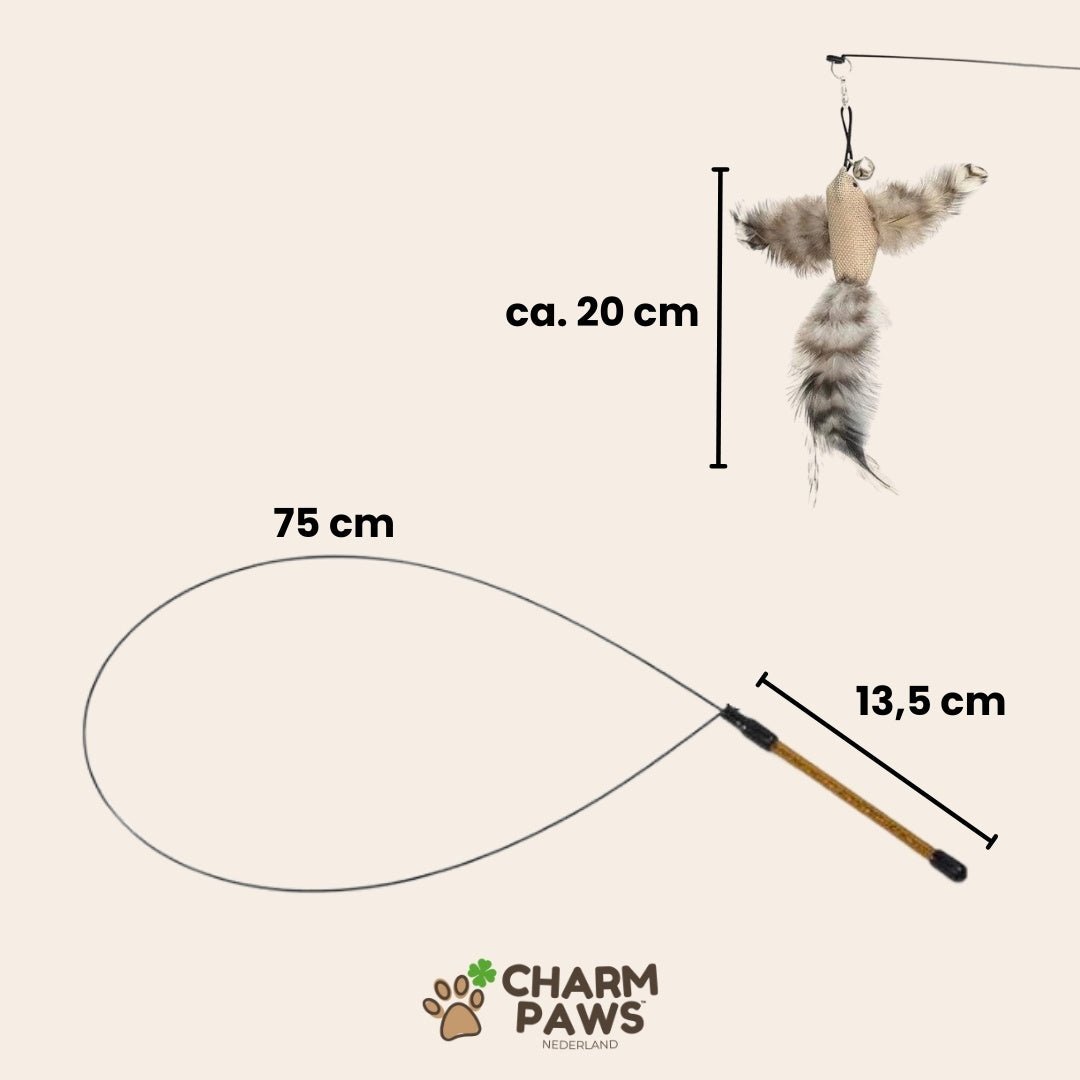 CharmPaws™ Katten Vogel Jacht - Simulator Set - CharmPaws