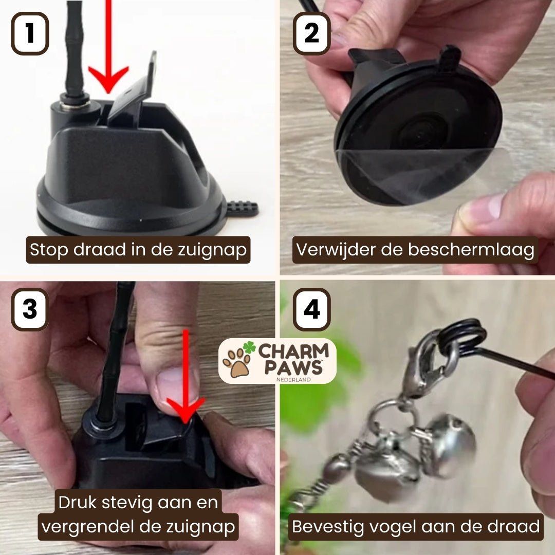 CharmPaws™ Katten Vogel Jacht - Simulator Set - CharmPaws