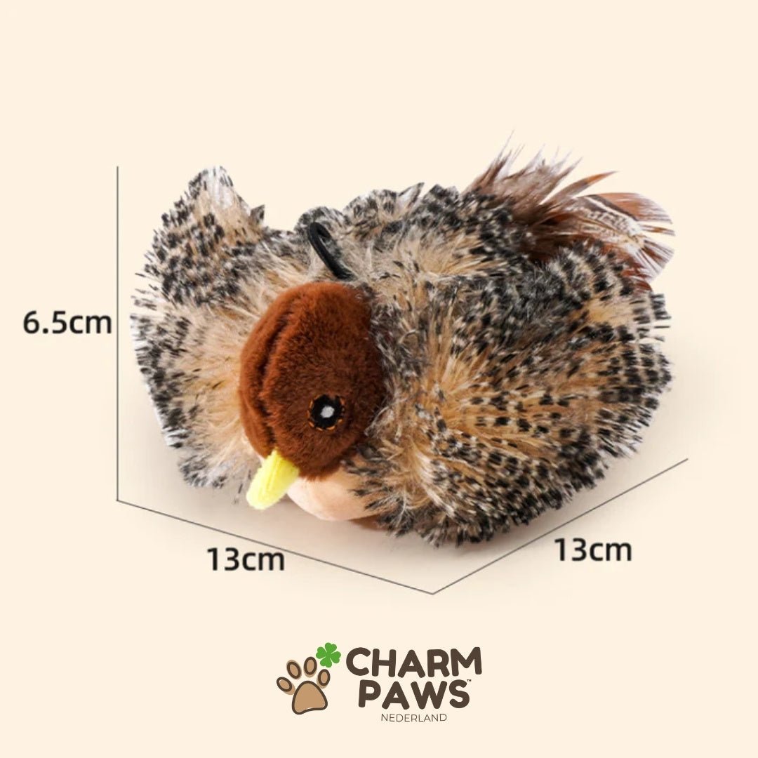 CharmPaws™ Realistische Simulatie Vogel voor Katten - CharmPaws