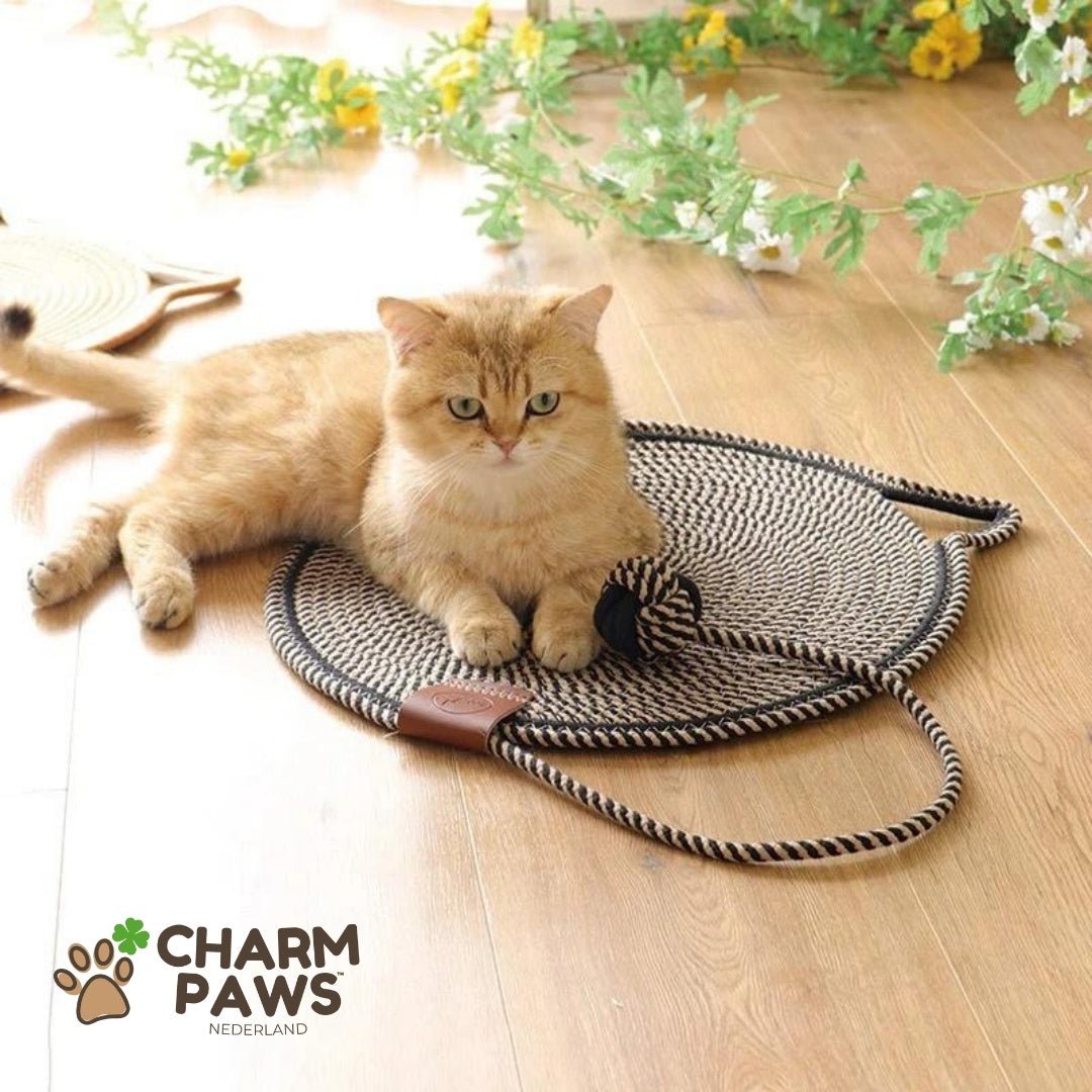CharmPaws™ Ronde Krabmat met Bal - CharmPaws