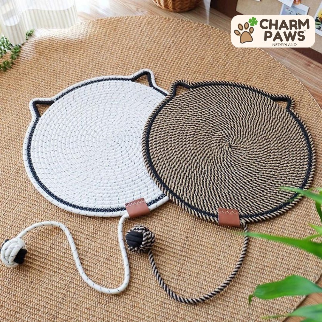 CharmPaws™ Ronde Krabmat met Bal - CharmPaws