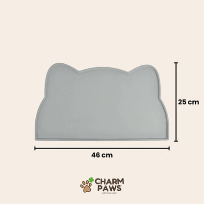 CharmPaws® Katten Placemat - Anti-Slip & Waterafstotend voor Voerbak