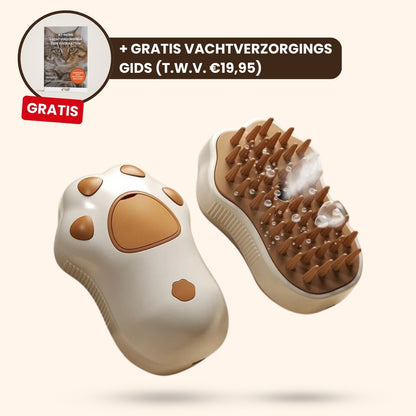 CharmPaws™ Vacht Verfrissende Stoomborstel - Voor Katten & Honden