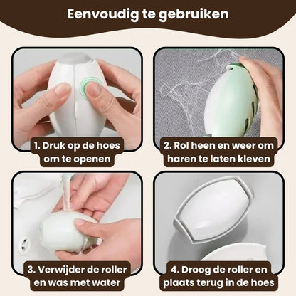 CharmPaws™ FurSwipe - Herbruikbare Pluizenroller voor Huisdierharen