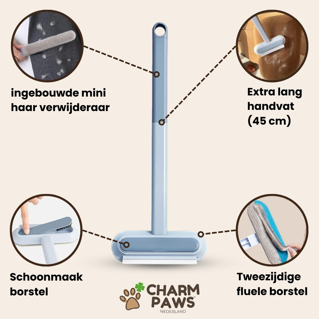 CharmPaws™ MultiSwipe Pro - 3-in-1 Huisdierhaar Verwijderaar