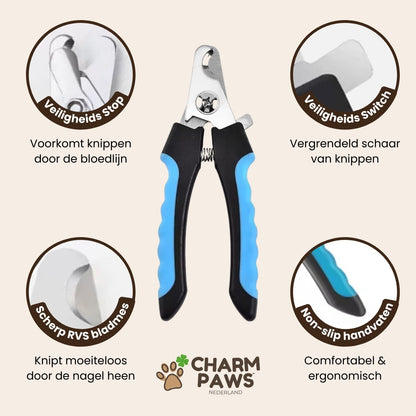 CharmPaws™ Professionele Nageltrimmer - Voor Honden & Katten