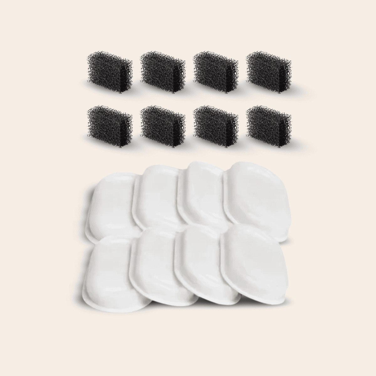 CharmPaws® RVS Drinkfontein Navul Filters - 8-pack