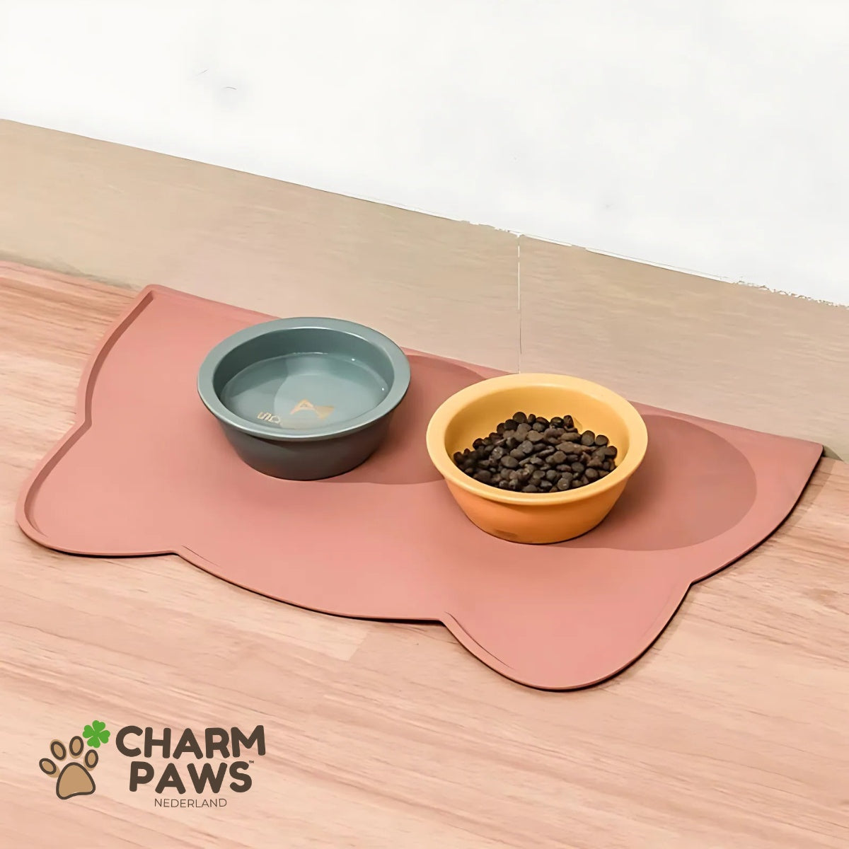 CharmPaws® Katten Placemat - Anti-Slip & Waterafstotend voor Voerbak