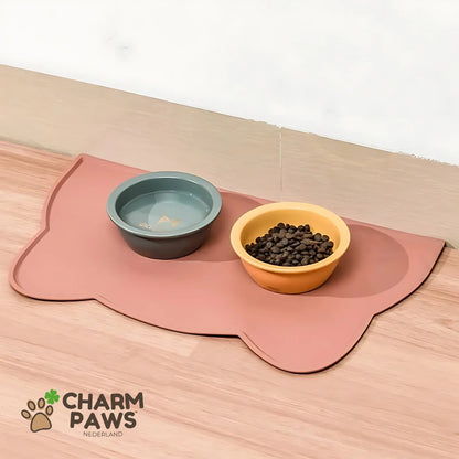 CharmPaws® Katten Placemat - Anti-Slip & Waterafstotend voor Voerbak