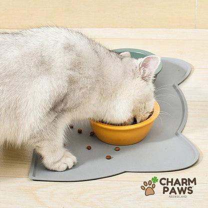 CharmPaws® Katten Placemat - Anti-Slip & Waterafstotend voor Voerbak
