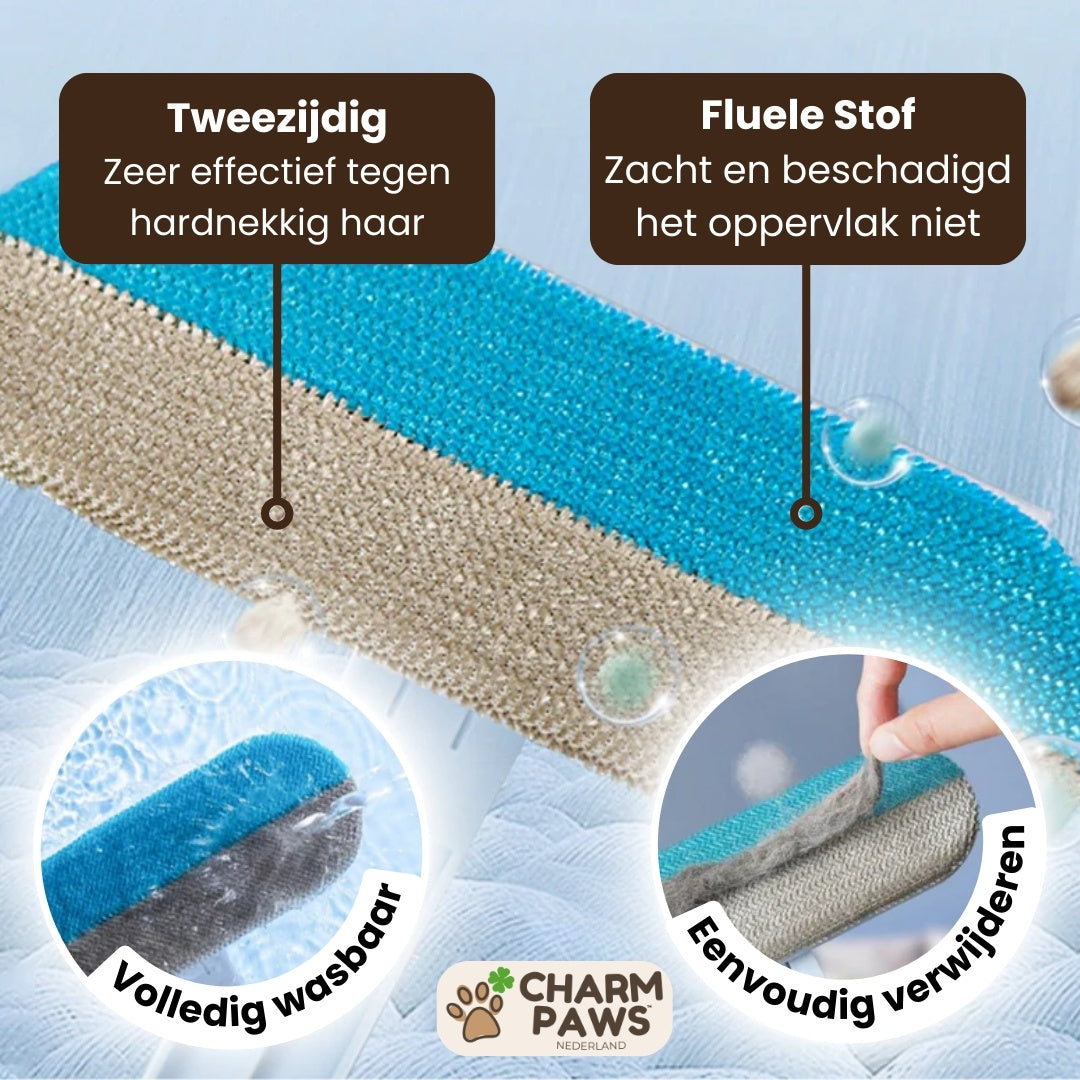 CharmPaws™ MultiSwipe Pro - 3-in-1 Huisdierhaar Verwijderaar