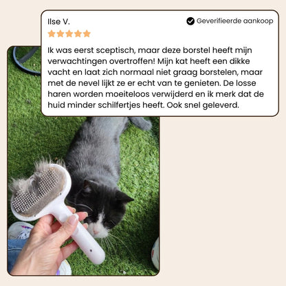 CharmPaws® Steami Pro - Professionele Vachtverzorgings Borstel voor Huisdieren