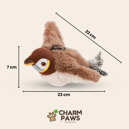 CharmPaws™ Realistische Simulatie Vogel voor Katten