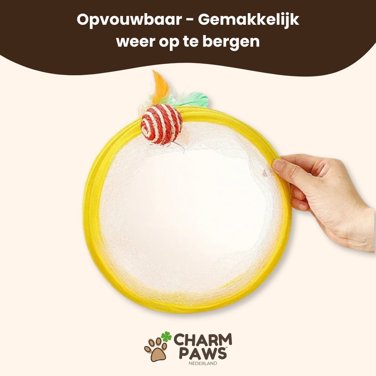 CharmPaws™ Katten Spiraal Speeltunnel - CharmPaws