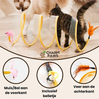 CharmPaws™ Katten Spiraal Speeltunnel - CharmPaws