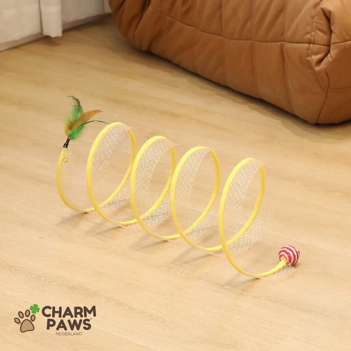 CharmPaws™ Katten Spiraal Speeltunnel - CharmPaws