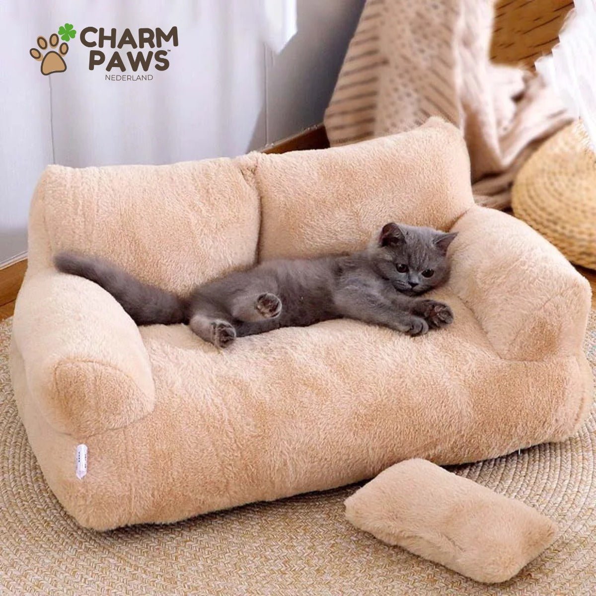 CharmPaws™ Luxe Katten Sofa - CharmPaws