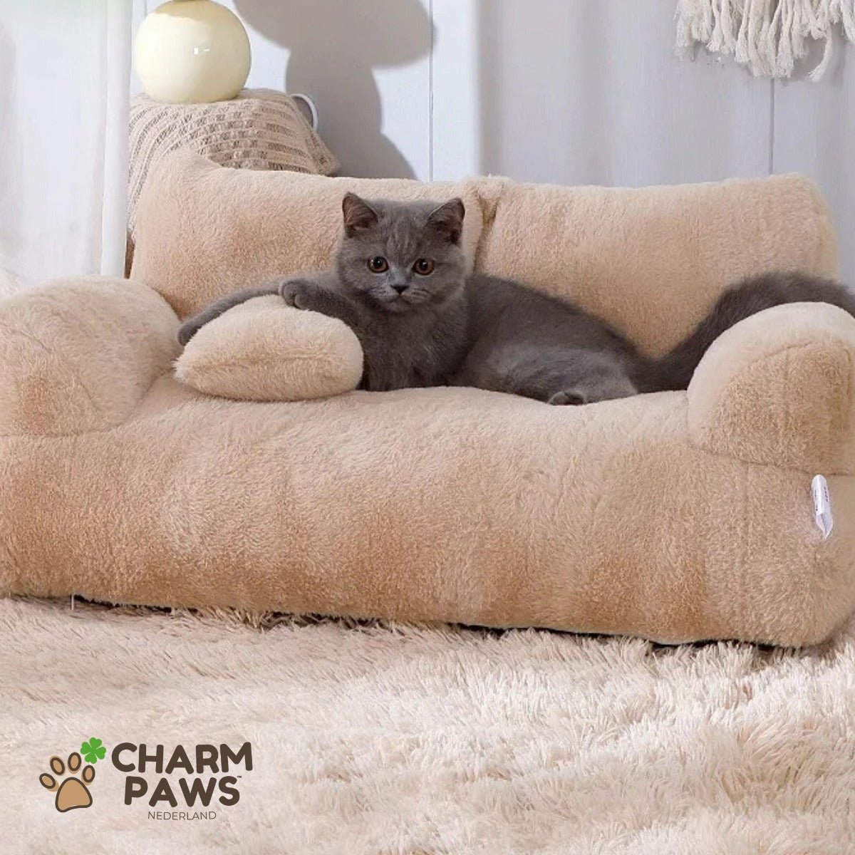 CharmPaws™ Luxe Katten Sofa - CharmPaws