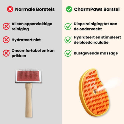 CharmPaws™ Vacht Verfrissende Stoomborstel - CharmPaws