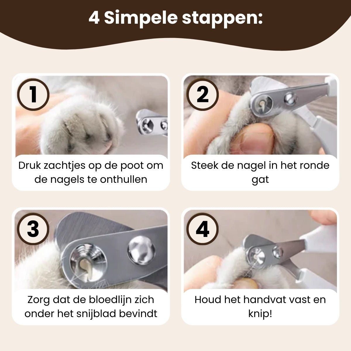 CharmPaws™ Veilige Katten Nageltrimmer - CharmPaws