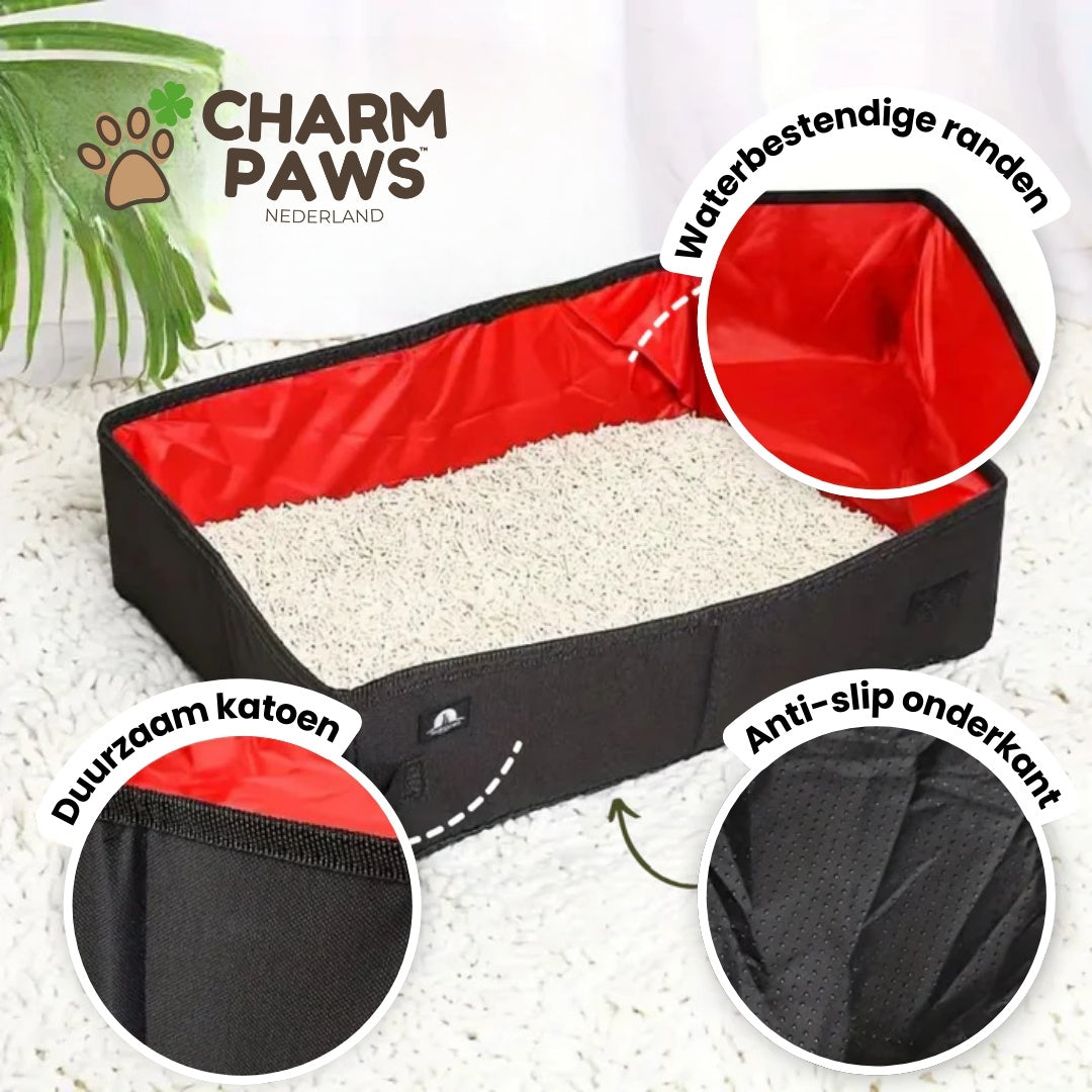 CharmPaws™ Draagbare Kattenbak