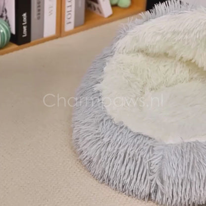 CharmPaws® Luxe Kalmerend Slaapnest - Voor Katten & Kleine Honden